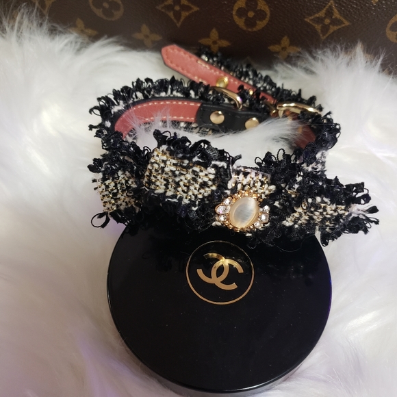 Tweed Designer Dog Collar - Picture 2 of 8